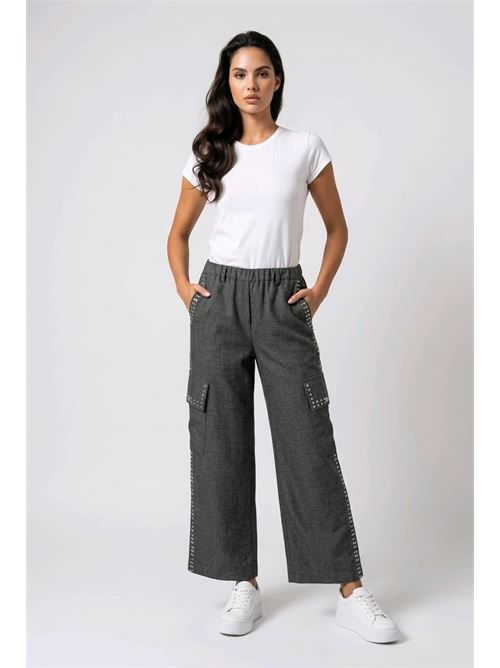 pantalone cargo borchie EMMA & GAIA | 46P54916